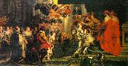 Peter Paul Rubens The Coronation of Marie de Medici oil on canvas